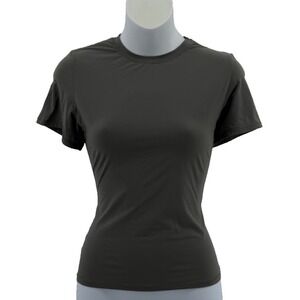 SKIMS T-Shirt Medium Fits Everybody Short Sleeve Crew Neck Shapewear